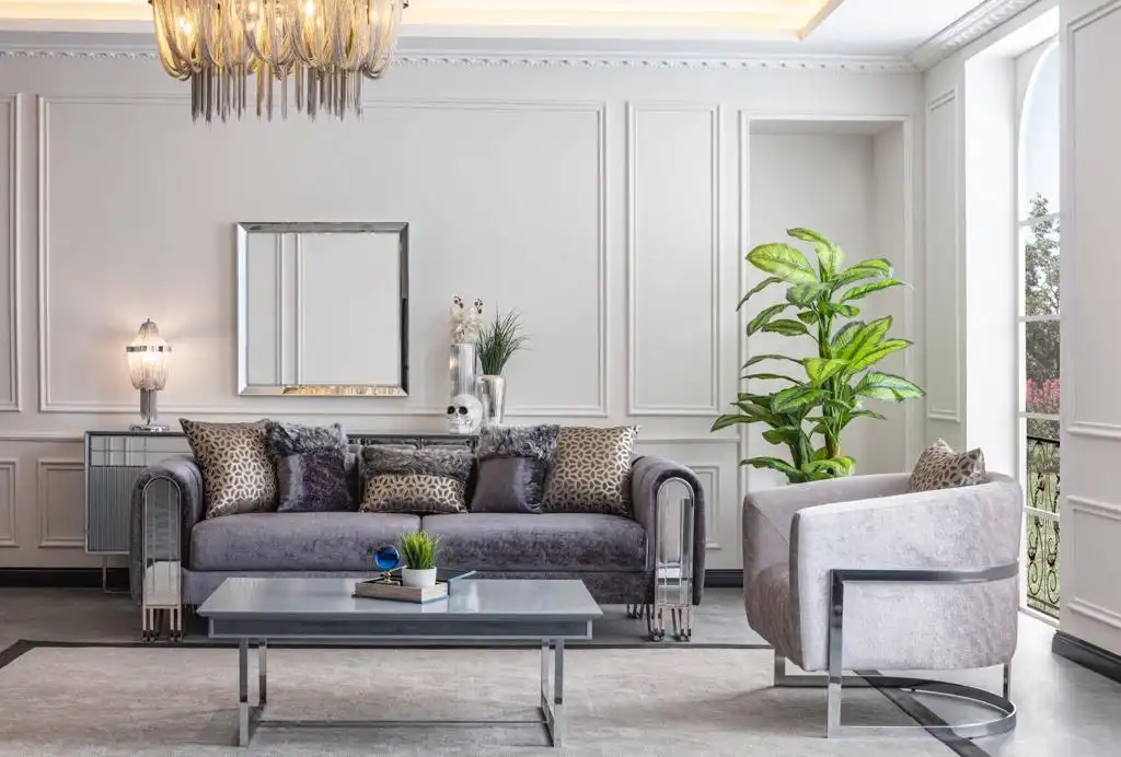 Solo Gümüş Koltuk Takımı